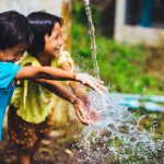 Toddlers water play